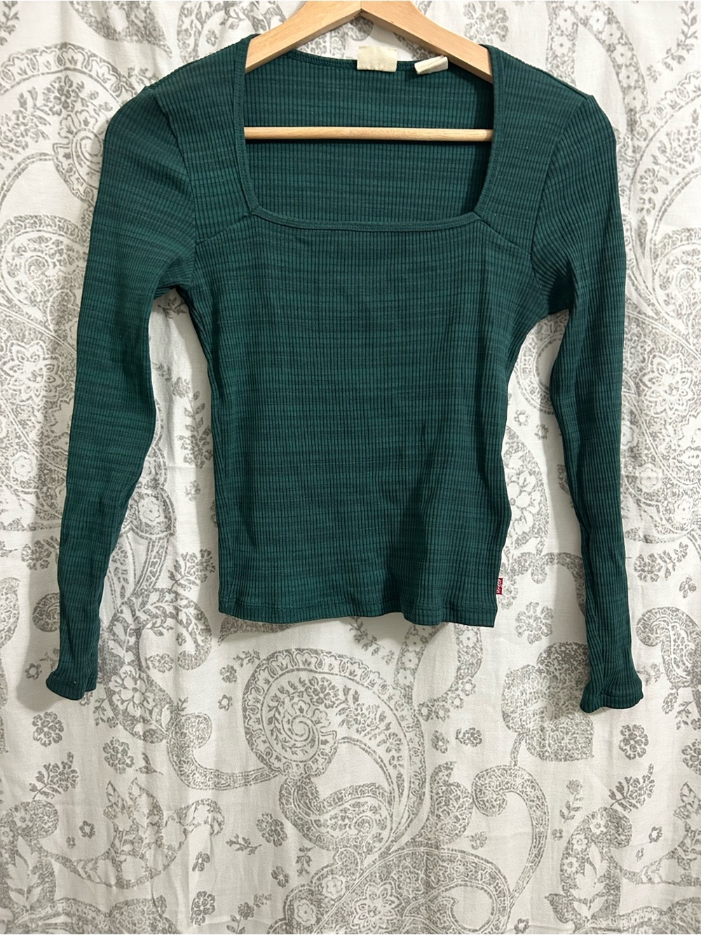 Women’s Green Levi’s Square-neck Top